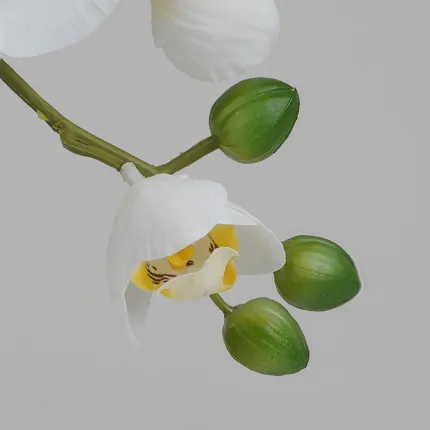Orchidée PHALAENOPSIS artificielle en pot 60 ou 70 cm - boutons