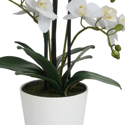 Orchidée PHALAENOPSIS artificielle en pot 60 ou 70 cm