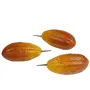 Cabosse cacao artificielle 20 cm vendu par 3 - jaune