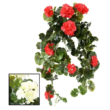 piquet CHUTE Géranium plastique 65 cm - 2 couleurs