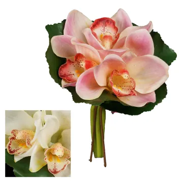bouquet artificiel ORCHIDEE 20 cm - 2 couleurs