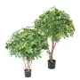SCHEFFLERA artificiel BUISSON  90 et 110 cm uv - 2 tailles