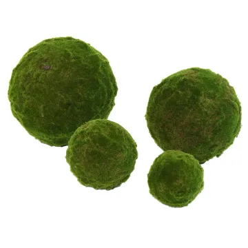 MOUSSE BOULE artificielle diam. 16 à 38 cm - 4 tailles
