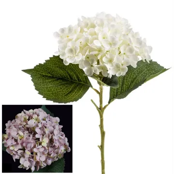 HORTENSIA artificiel 52 cm - 2 couleurs