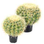 CACTUS artificiel baril d'or diam 30 à 37 cm 2 tailles