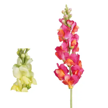 MUFLIER artificiel 78 cm - jaune ou rose fuchsia orange