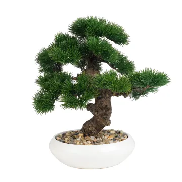 BONSAI pin artificiel  38 cm - de face