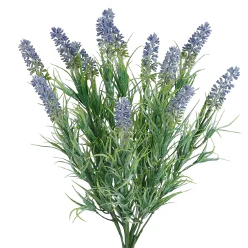 LAVANDE artificielle plante 43 cm - feuillage et fleurs