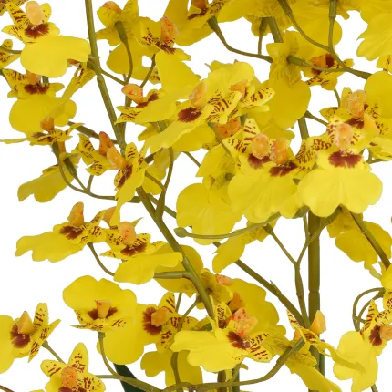 ORCHIDEE artificielle ONCIDIUM 70 cm en pot - fleurs