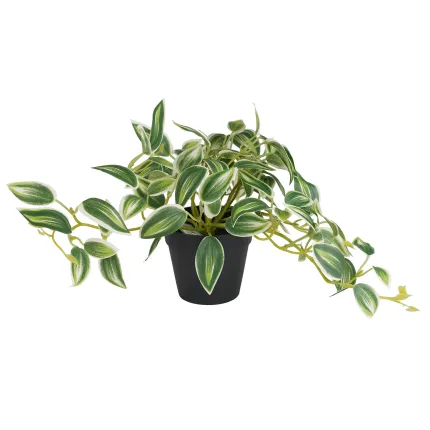 TRADESCANTIA artificiel en pot 17 cm