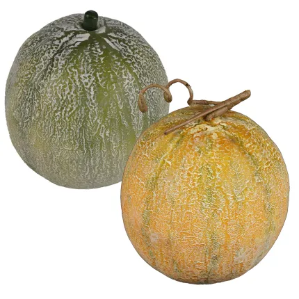 MELON artificiel 15 cm jaune ou vert