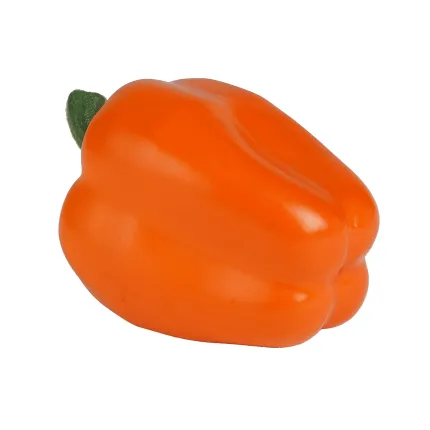 POIVRON artificiel 12 cm orange - de coté