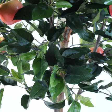 feuilles POMMIER artificiel large 180 cm - feuilles et pommes