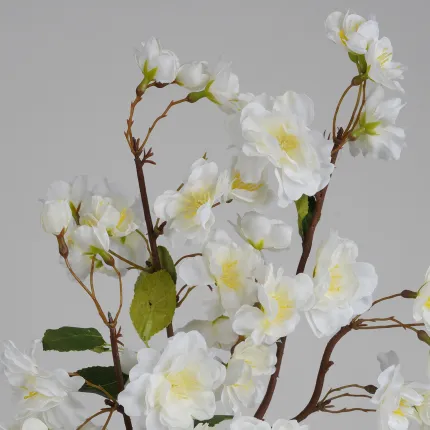 Branche de Cerisier artificiel fleuri 100 cm - détails