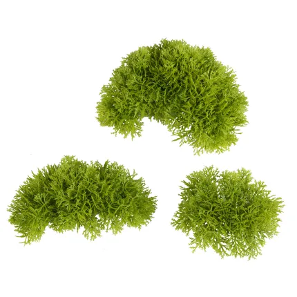 Galet de MOUSSE artificiel 3 pièces de 9 à 15 cm