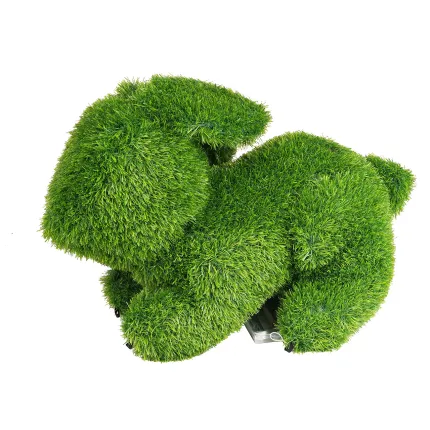 LAPIN en pelouse artificielle 45 cm - de profil