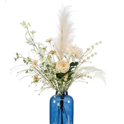 bouquet artificiel 100 cm dans un vase