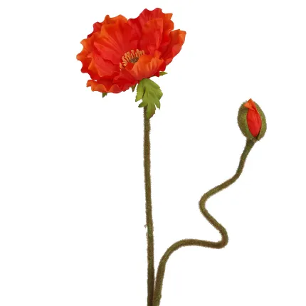 PAVOT artificiel 74 cm détails