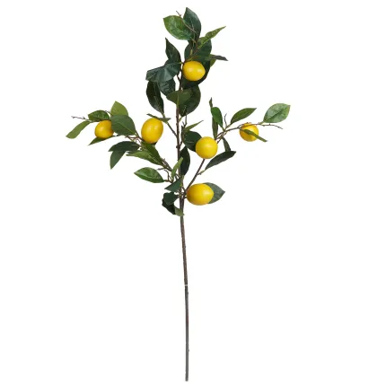 branche artificielle CITRONNIER 93 cm en tige