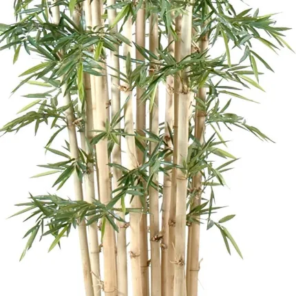 BAMBOU artificiel NEW GEANT 20 cannes 380 et 510 cm - cannes et feuilles
