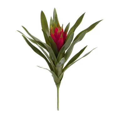 BROMELIA artificiel ou Guzmania continental 40 cm