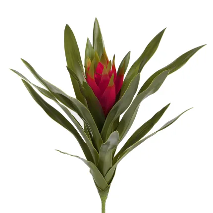 BROMELIA artificiel ou Guzmania continental 40 cm