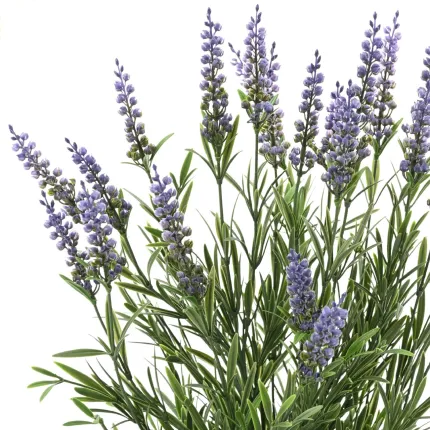 LAVANDE artificielle en pot 55 cm anti feu - détails