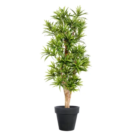Dracena artificiel (ou DRACAENA) Reflexa new 120 à 185 cm vert en pot