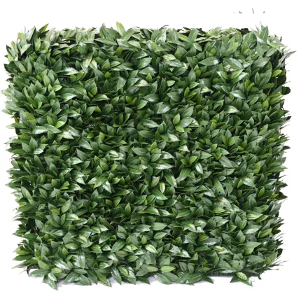 HAIE artificielle LAURIER Hauteur 100 cm Largeur 110 cm - de face