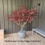 branche artificielle ERABLE 70 cm rouge automne (aralia)