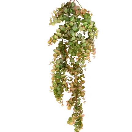 EUCALYPTUS artificiel 80 cm vert marron - détails
