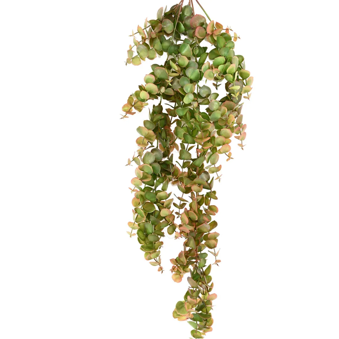 EUCALYPTUS artificiel 80 cm vert marron - détails