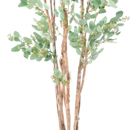 EUCALYPTUS artificiel avec baies 180 cm - troncs