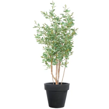 EUCALYPTUS artificiel avec baies 160 cm en pot