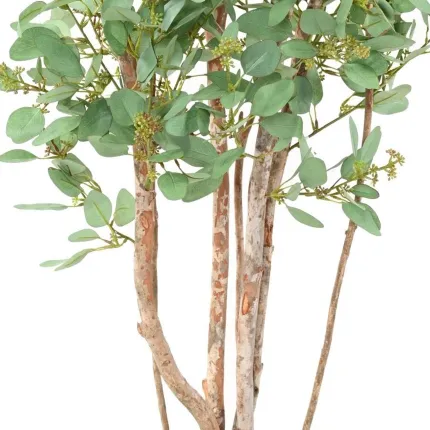 EUCALYPTUS artificiel avec baies 160 cm - troncs