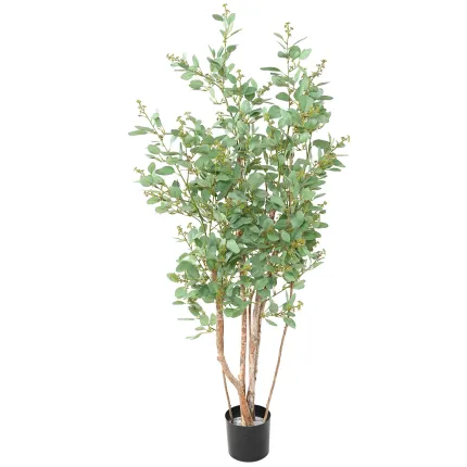 EUCALYPTUS artificiel avec baies 160 cm