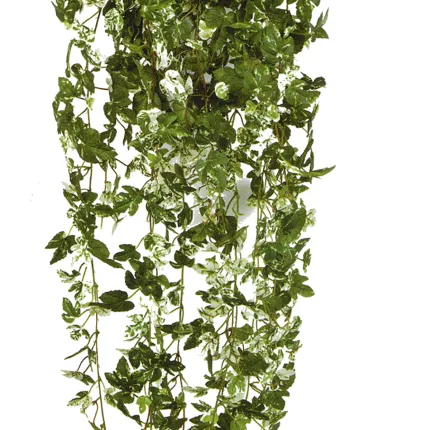 LIERRE panaché artificiel 95 cm - détails feuilles