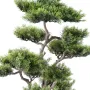 BONSAI artificiel CONIFERE 95 cm - tronc et feuillage