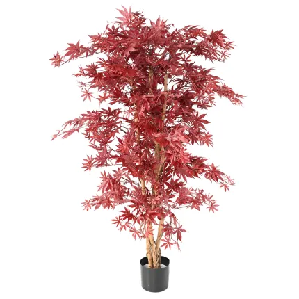 ERABLE artificiel DE LUXE (Aralia)  150   cm automne rouge