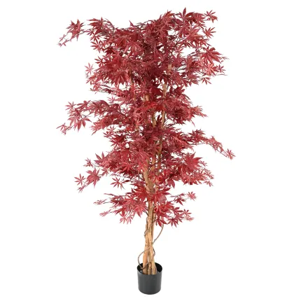 ERABLE artificiel DE LUXE (Aralia)  180  cm automne rouge