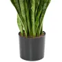 Pot de maintien de Sanseveria artificiel ignifugé vert