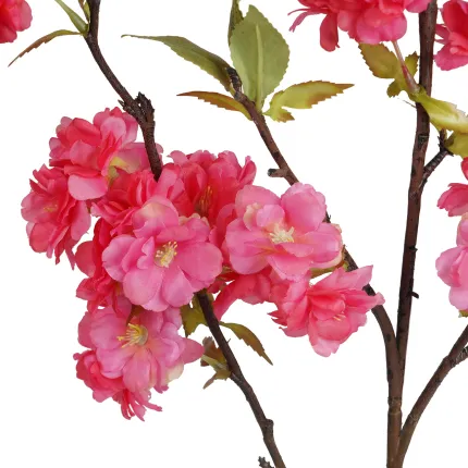 Branche de CERISIER 95 cm rose - fleurs détails