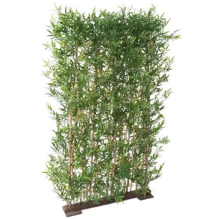 HAIE artificielle BAMBOU dense japenese plast 180 cm largeur 110 cm