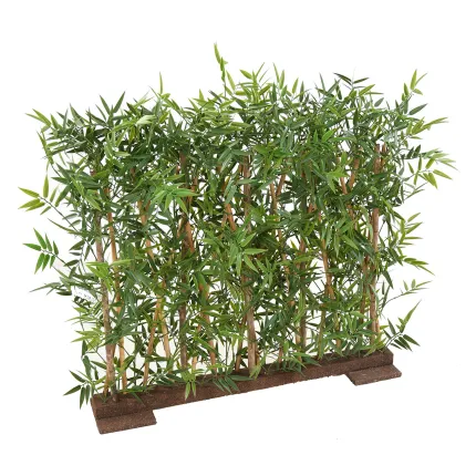 HAIE artificielle BAMBOU dense japenese plast 90 cm largeur 110 cm