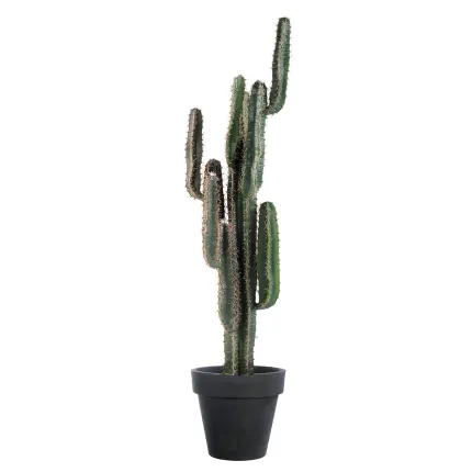 CACTUS artificiel finger 150 cm - en pot de présentation