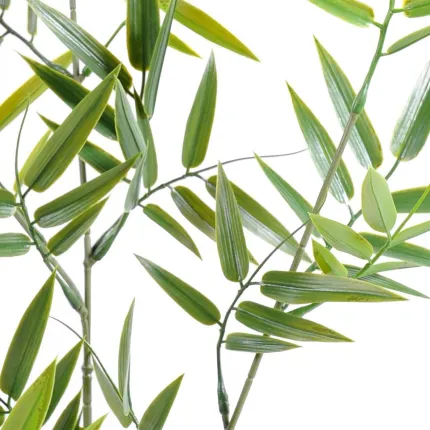 branche artificielle BAMBOU japenese plastique 70 cm - feuilles et tige détail