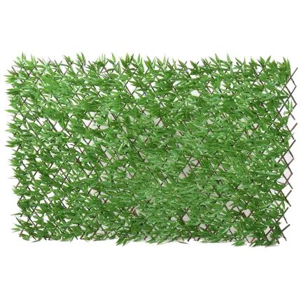 Palissade bambou artificiel 2 m x 1 m modulable