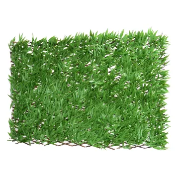 Palissade bambou artificiel 2 m x 1 m modulable