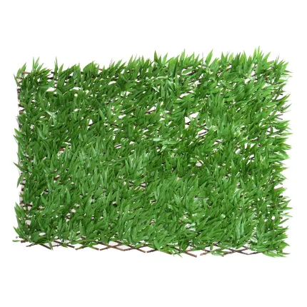 Palissade bambou artificiel 2 m x 1 m modulable