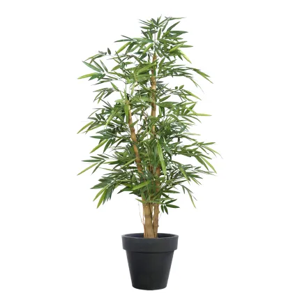 BAMBOU BOUDDHA artificiel 170 cm dans un pot de présentation